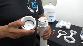 How To Replace A Reverse Osmosis Filter  10 easy steps [upl. by Aleta]