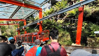 Blue Mountains Scenic Railway 🚈 full ride experience Scenic World Katoomba NSW Australia 🇦🇺 [upl. by Krahling319]