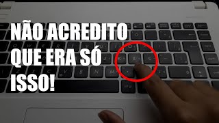 COMO RESOLVER TECLADO DESCONFIGURADO DE NOTEBOOK  Aprenda em menos 3 minutos [upl. by Esirehs991]