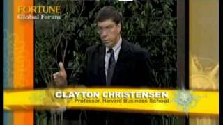 Disruptive Innovation  Clayton Christensen Part 1 [upl. by Atiluap]