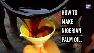 How to Make Nigerian Palm Oil [upl. by Janenna]