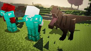 Surviving Dinosaurs in Minecraft [upl. by Nilahs835]