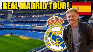 Real Madrid Stadium Tour Santiago Bernabéu Stadium  Pitch Museum Changing Rooms and MORE [upl. by Leamhsi271]