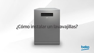 ¿Cómo instalar un lavavajillas  by Beko [upl. by Schwinn]