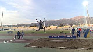 2nd best long jump in the world by Miltiades Tentoglou on the 12th of June 2021 [upl. by Hsenid106]