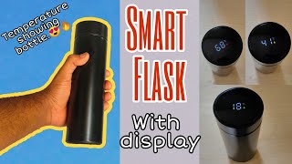 Flask With LED Temperature Display Smart Water Bottle [upl. by Anum]