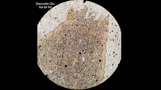 Staurolite tutorial Optical mineralogy [upl. by Dine]