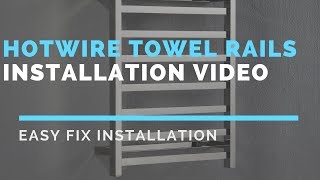 Hotwire Towel Rails Installation Instructions [upl. by Adnohsad]