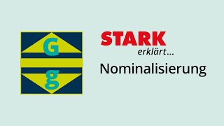 Nominalisierung  STARK erklärt [upl. by Sidoney]