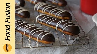 Chocolate Eclairs Recipe By Food Fusion [upl. by Cybil]