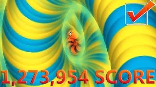 Wormateio 1273954 SCORE World Biggest Worm in Wormateio Gameplay [upl. by Corbin]