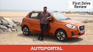 Datsun Go and Go Plus first drive review  Autoportal [upl. by Iramat]