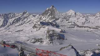 Webcam Zermatt  Matterhorn Glacier Paradise [upl. by Aisiat]