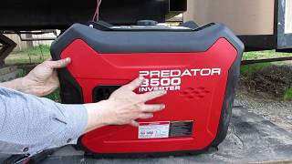 Automatic Generator Start System Predator 3500 [upl. by Ileek231]