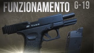 Funzionamento pistola a gas  consigli  Glock softair [upl. by Aticilef]