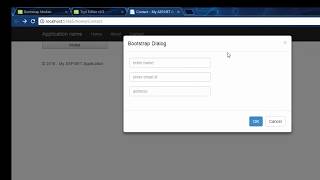 MVC 5  Render PartialView into bootstrap modal using jQuery [upl. by Colson]