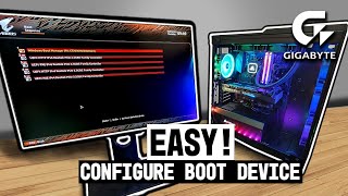 How to Configure Boot Device Sequence on Gigabyte Motherboards [upl. by Arod314]