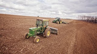 Generational Farming  Seeding New Crop Hay [upl. by Malaspina658]