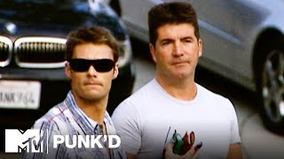 Ashton Kutcher vs Simon Cowell The Game amp Raven Symone  Punkd [upl. by Colette424]