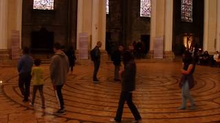 Chartres Cathedral Labyrinth [upl. by Ahtivak]