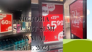 VICTORIA SECRET SEMI ANNUAL SALE 2024 🛍️ [upl. by Kcirdor]