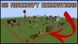 50 Minecraft Decoration Ideas [upl. by Lua488]