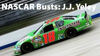 NASCAR Busts JJ Yeley [upl. by Leidag]