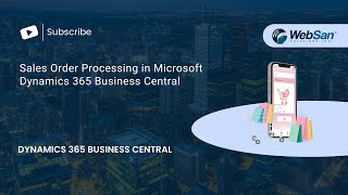 Sales Order Processing in Microsoft Dynamics 365 Business Central [upl. by Nos602]