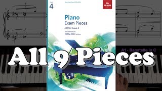 ABRSM Grade 4 Piano 2019 amp 2020 All 9 Pieces [upl. by Euf614]