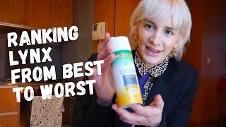 Ranking Lynx Deodorant From Best To Worst [upl. by Spatz]