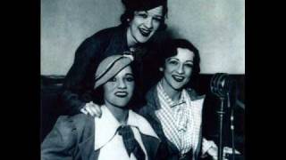 Boswell Sisters  The Object Of My Affection [upl. by Fern]