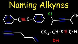 Naming Alkynes  IUPAC Nomenclature amp Common Names [upl. by Nnaeilsel531]