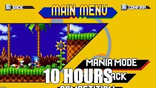 Sonic Mania  Main Menu Theme Confort Zone Extended 10 Hours [upl. by Simara]