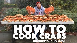 How to Cook Crabs Dungeness Crab Boil [upl. by Anyala]