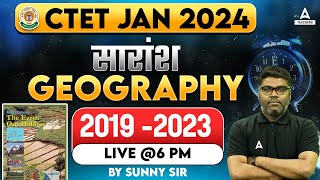 CTET SST Paper 2  CTET Geography Marathon By Sunny Sir [upl. by Edy]