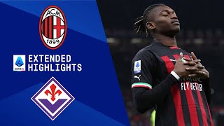 AC Milan vs Fiorentina Extended Highlights  Serie A  CBS Sports Golazo [upl. by Winikka]