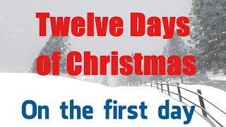 Twelve Days of Christmas LYRICS  Classic Christmas Music [upl. by Htomit]