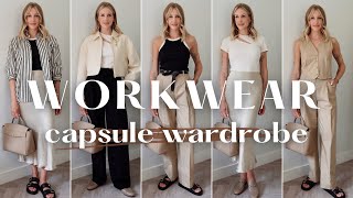 SUMMER WORKWEAR CAPSULE WARDROBE [upl. by Kenweigh]