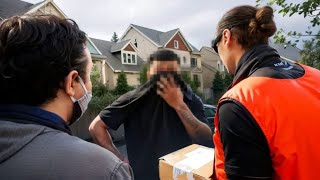 Scammer BUSTED at his Front Door [upl. by Adnor]