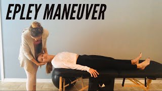 EPLEY Maneuver Vertigo Exercise [upl. by Cammy]