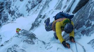 A winter ascent of Tower Ridge on the north face of Ben Nevis [upl. by Anawt]