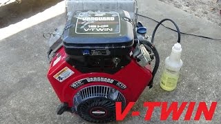 VANGUARD VTWIN 16HP BRIGGS AND STRATTON MANCO GOKART [upl. by Elakram]