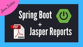 Spring Boot  Jasper Report  Example  JavaTechie [upl. by Orfinger]