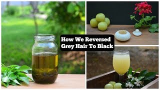 How We Turned White Hair To Jet Black Hair Permanently  3 Real Life Incidents [upl. by Bette]