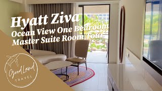 Hyatt Ziva Cap Cana Ocean View One Bedroom Master Suite Room Tour [upl. by Bergquist]