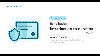 Introduction to bond Duration Part 3 [upl. by Eehtomit]