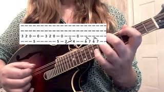 Going to California  Led Zeppelin Mandolin Tutorial [upl. by Allenod]