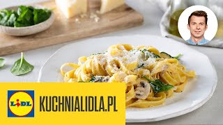 MAKARON z sosem ALFREDO w 5 minut 🍝  Karol Okrasa amp Kuchnia Lidla [upl. by Aihsaei]