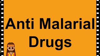 Pharmacology Anti Malarial Drugs MADE EASY [upl. by Mathia459]