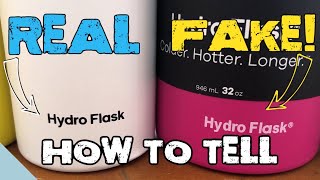 How To Tell A Fake Hydro Flask From a Real One [upl. by Yentruok]